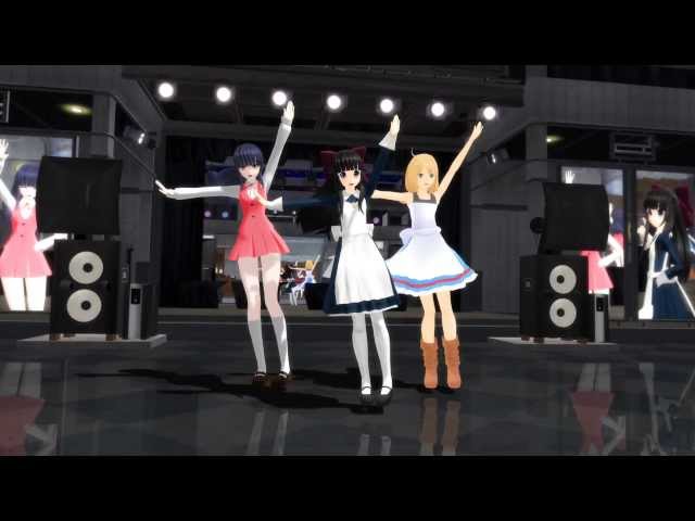 【mmd】フリーゲームのあの娘達でtoo cute!